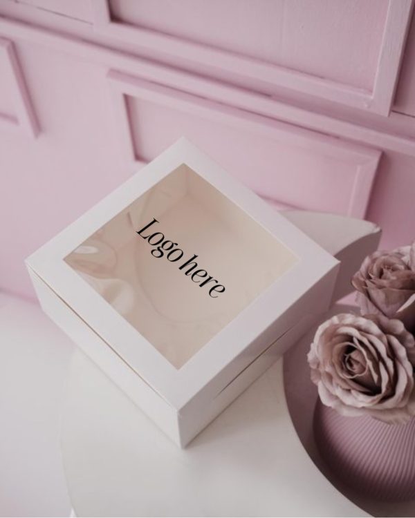 Printed - 8*8*5 Cake box (window)