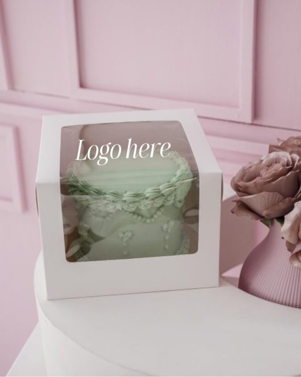 Printed - 8*8*7 Cake box (window)