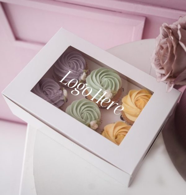 Printed - Cupcake box for 6